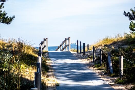Strandaufgang zum Hundestrand