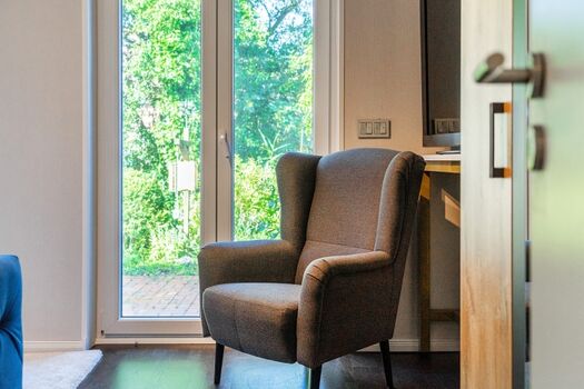 Sitzecke im Schlafzimmer