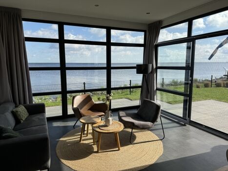 Aussicht aus dem Wohnzimmer von unserem Strandjuwel