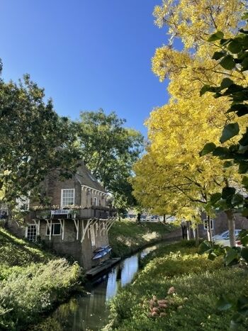 mit seinen vielen Grachten und Häfen