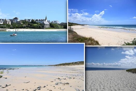 Die Badestrände von Plouhinec