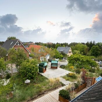 TIDE4 Ferienwohnung Amrum Aussenbereich - Blick von Apartment 3