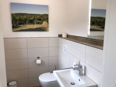 Separates WC im Erdgeschoss