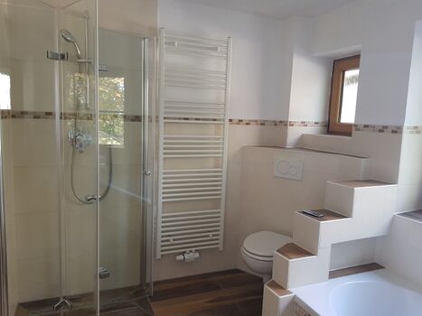 ebenerdige Glasdusche 