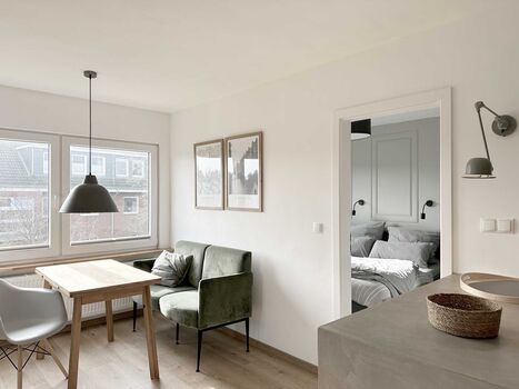 TIDE4 Ferienwohnung Amrum Apartment 2 Wohn- und Essbereich