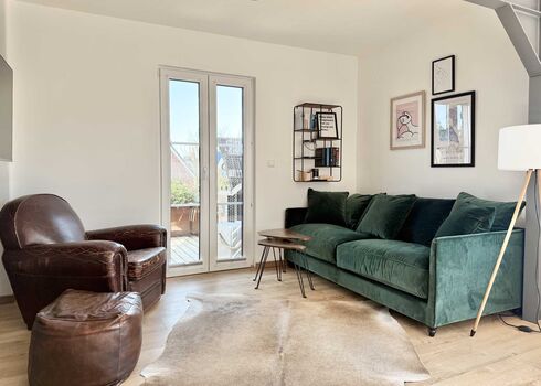 TIDE4 Ferienwohnung Amrum Apartment 2 Wohnbereich