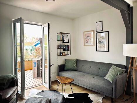 TIDE4 Ferienwohnung Amrum Apartment 2 Wohnbereich