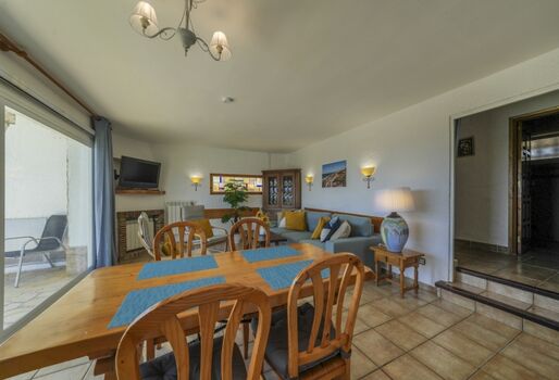 Esszimmer mit Wohnzimmer 