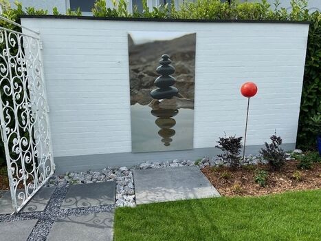 Bild an der Mauer, Grillplatz