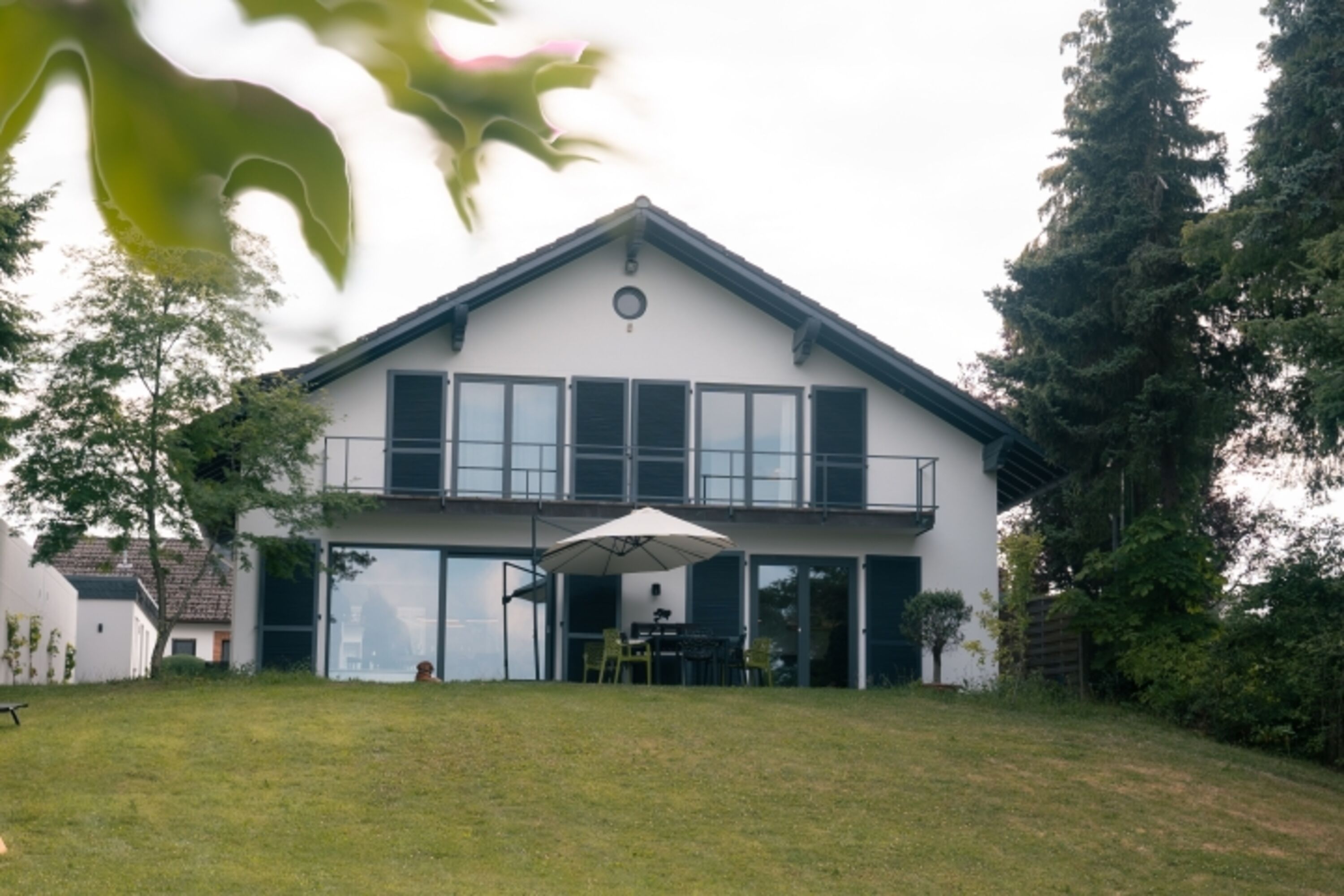 Rückansicht des Hauses