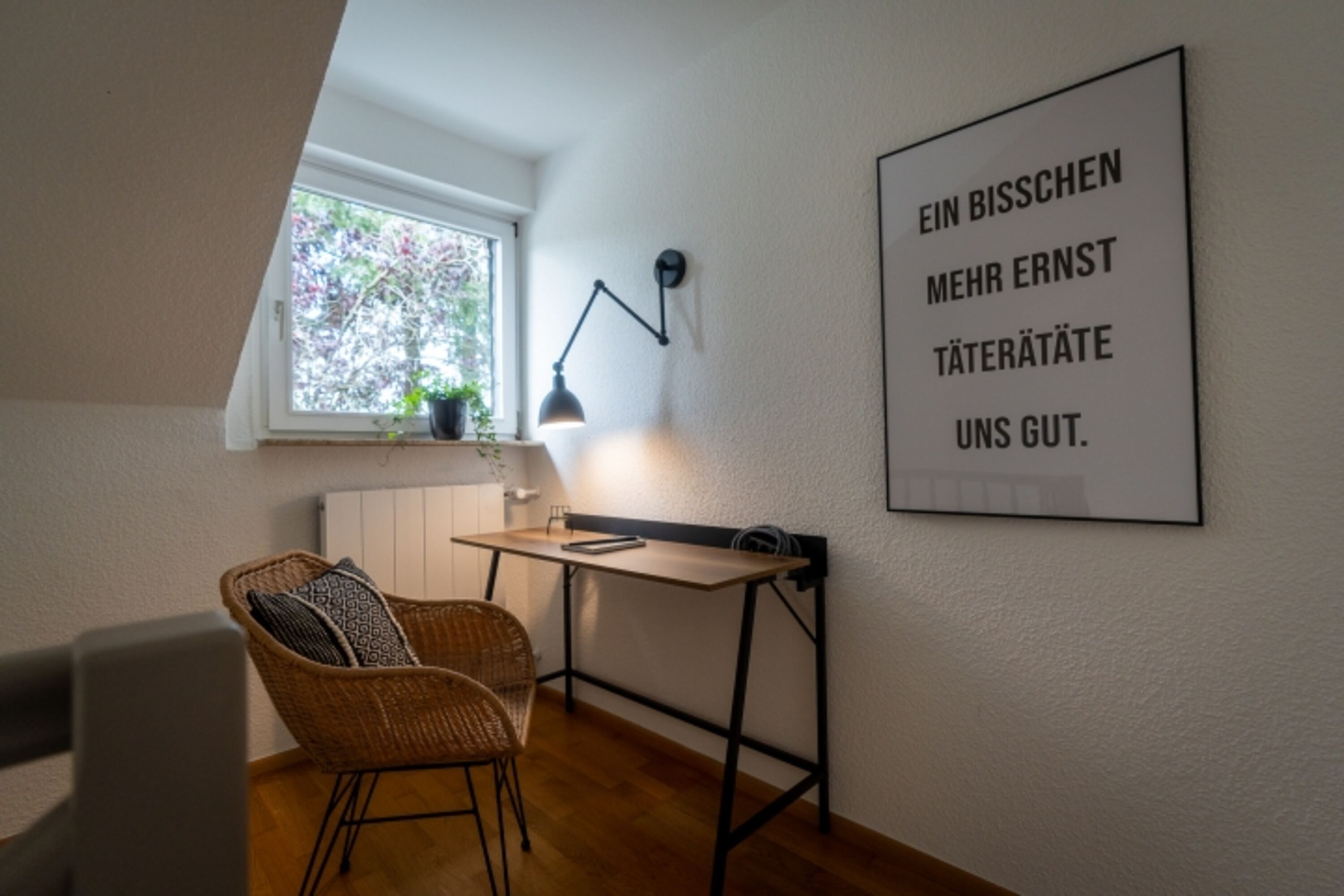 Und wenn doch mal etwas gearbeitet werden muss...