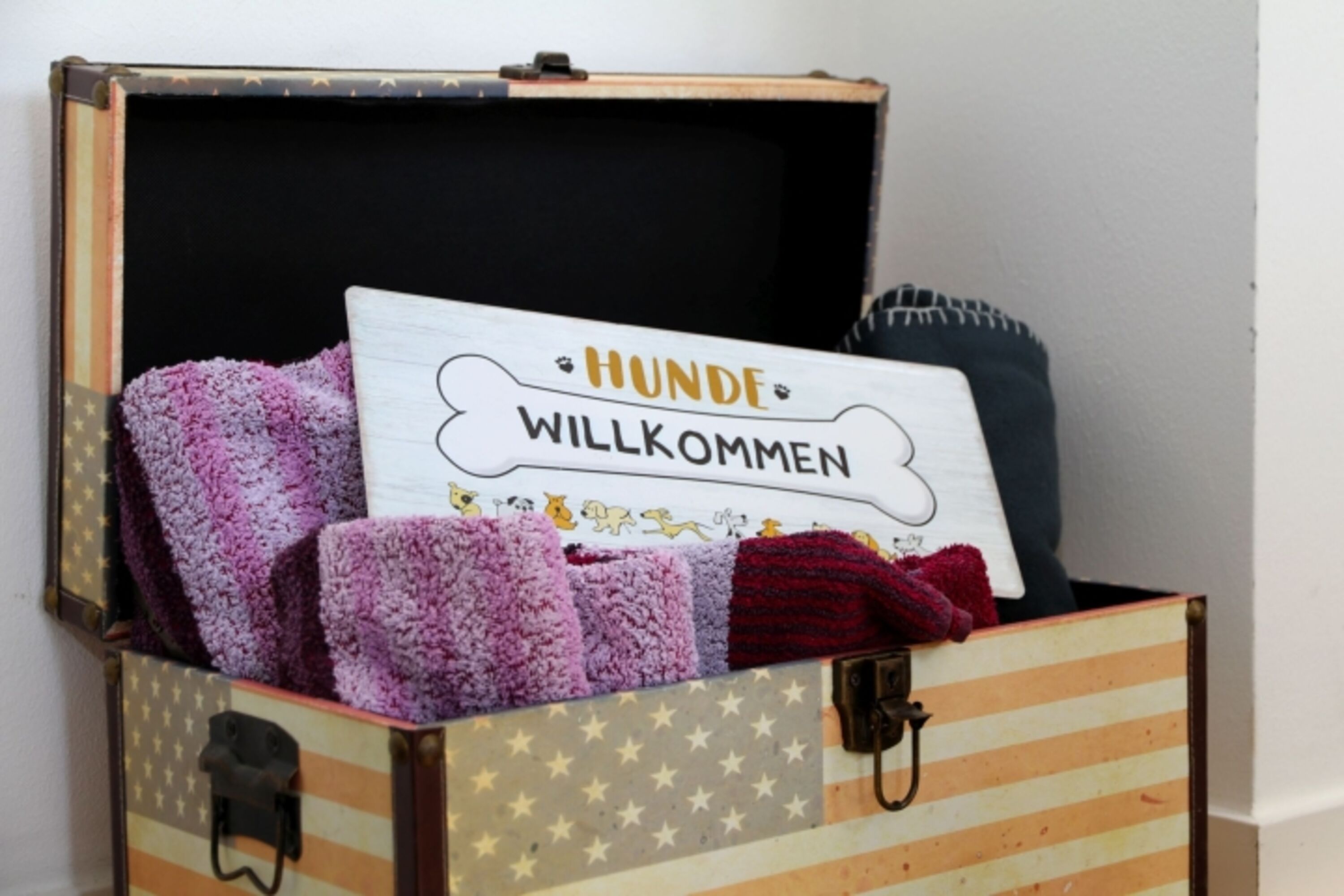 Auch für den Hund haben wir an alles gedacht......