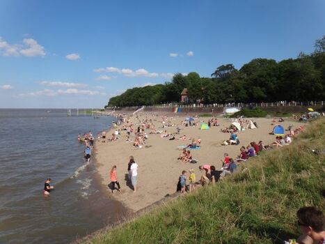 Der Hundestrand beim alten Kurhaus 