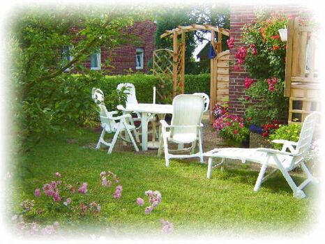 Jede Wohnung mit eigenem Gartenanteil