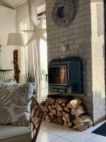 Kamin für gemütliche Stunden