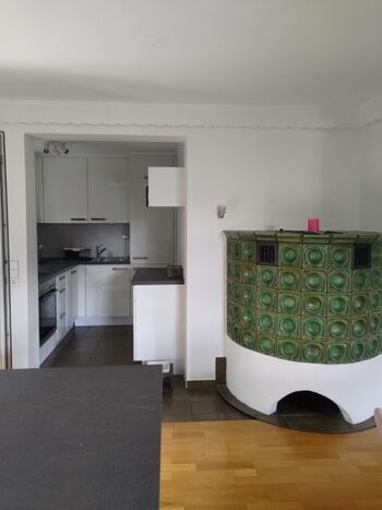 Küche und Kachelofen