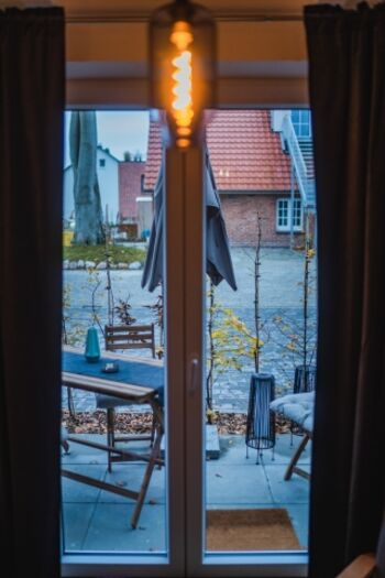 Blick aus dem Wohnzimmer