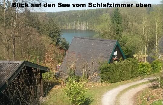 Blick auf den See vom Schlafzimmer