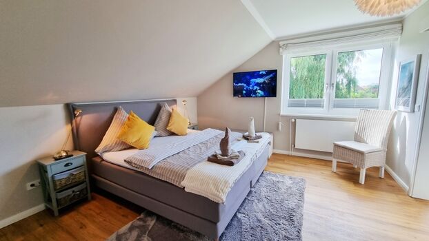 Doppelbettschlafzimmer I mit Bad en Suite