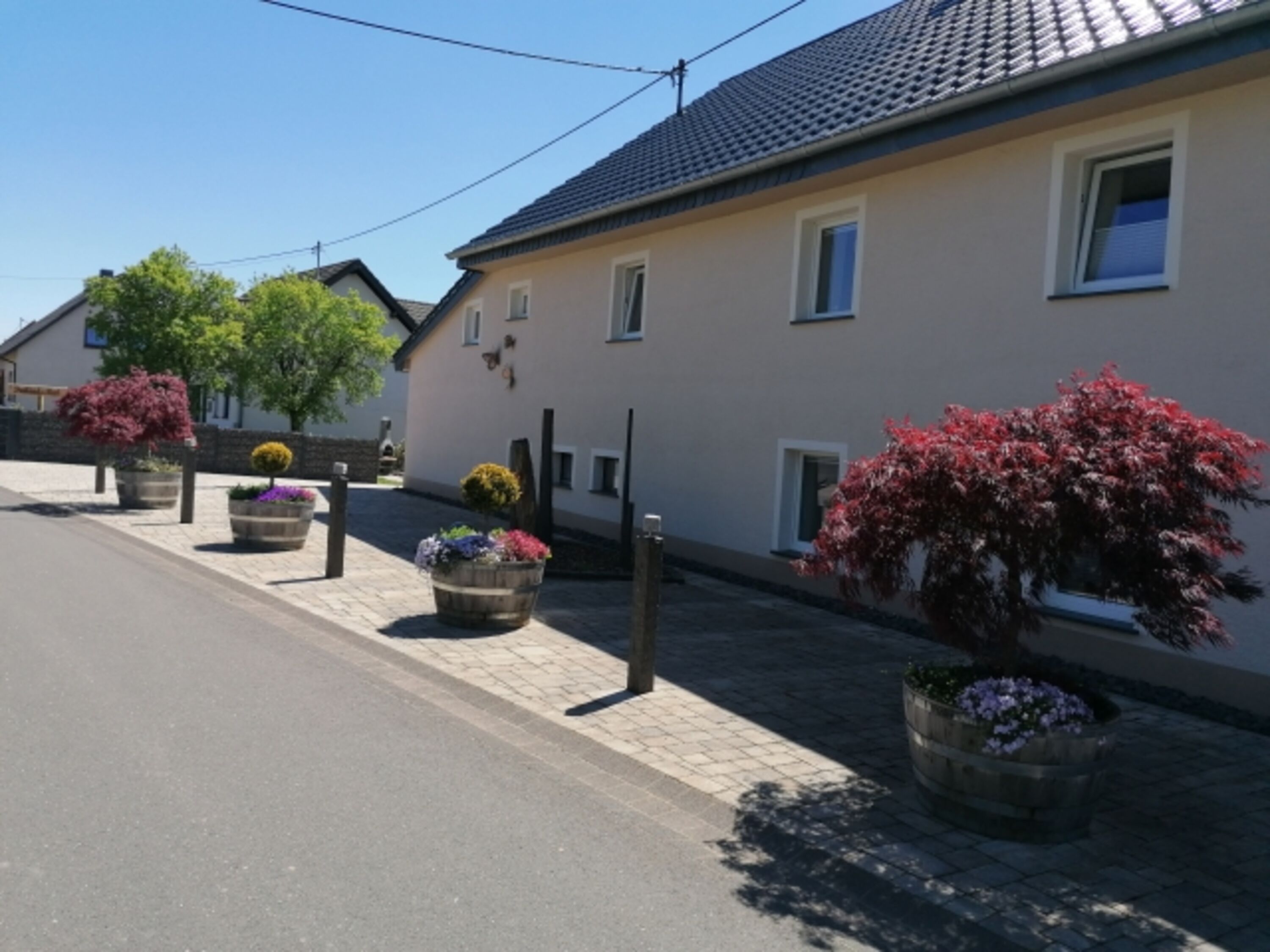 Vorderer Anblick vom Haus