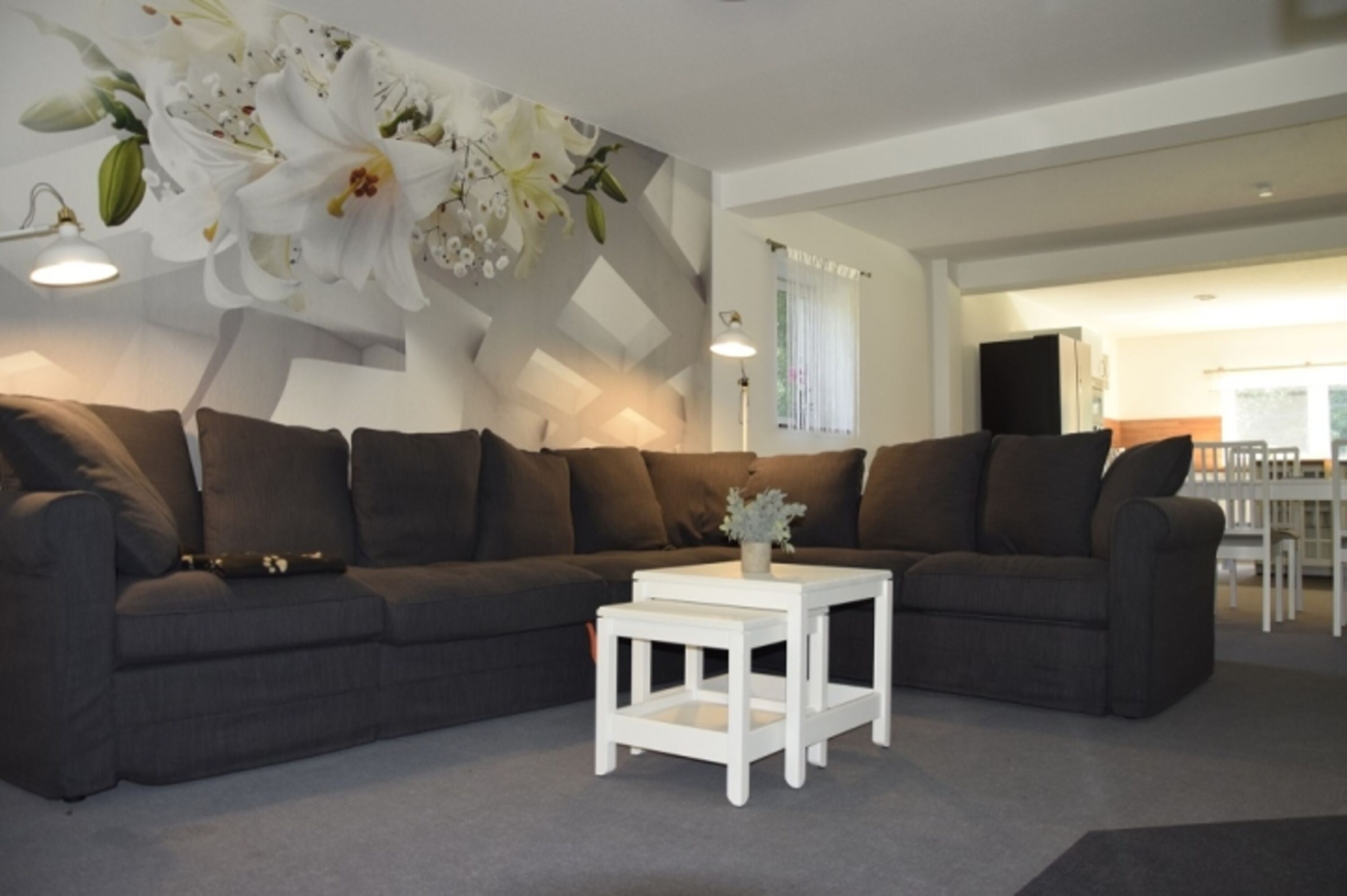Wohnbereich mit Schlafsofa
