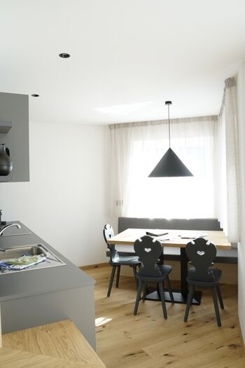 Küche und Essbereich