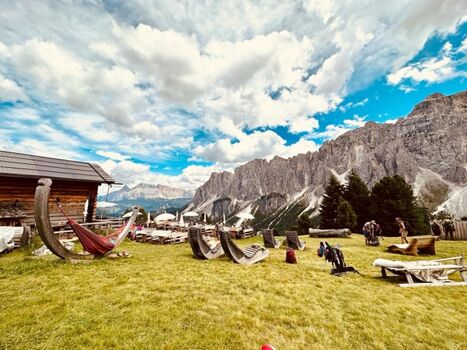 Ciampcios Hütte unsere Tante