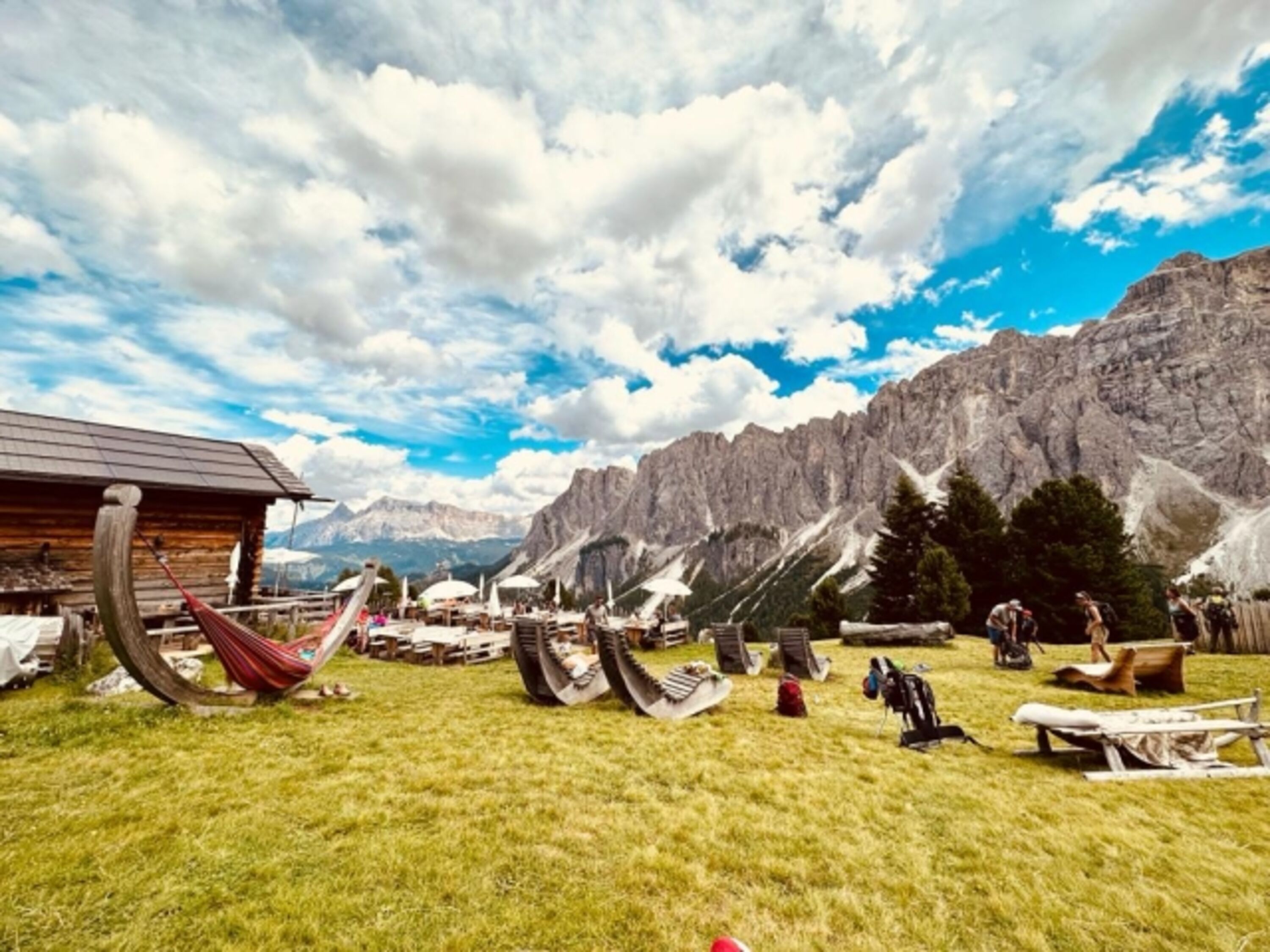 Ciampcios Hütte unsere Tante