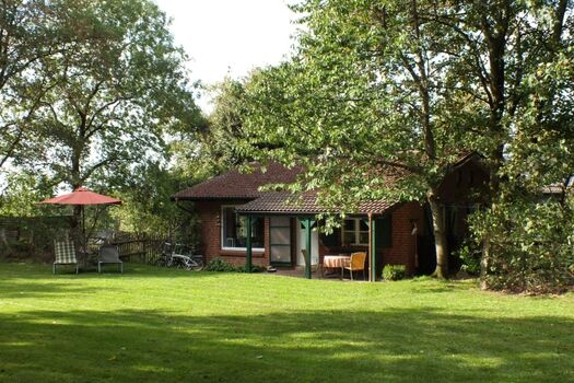 Ansicht aus dem eingezäunten Grundstück