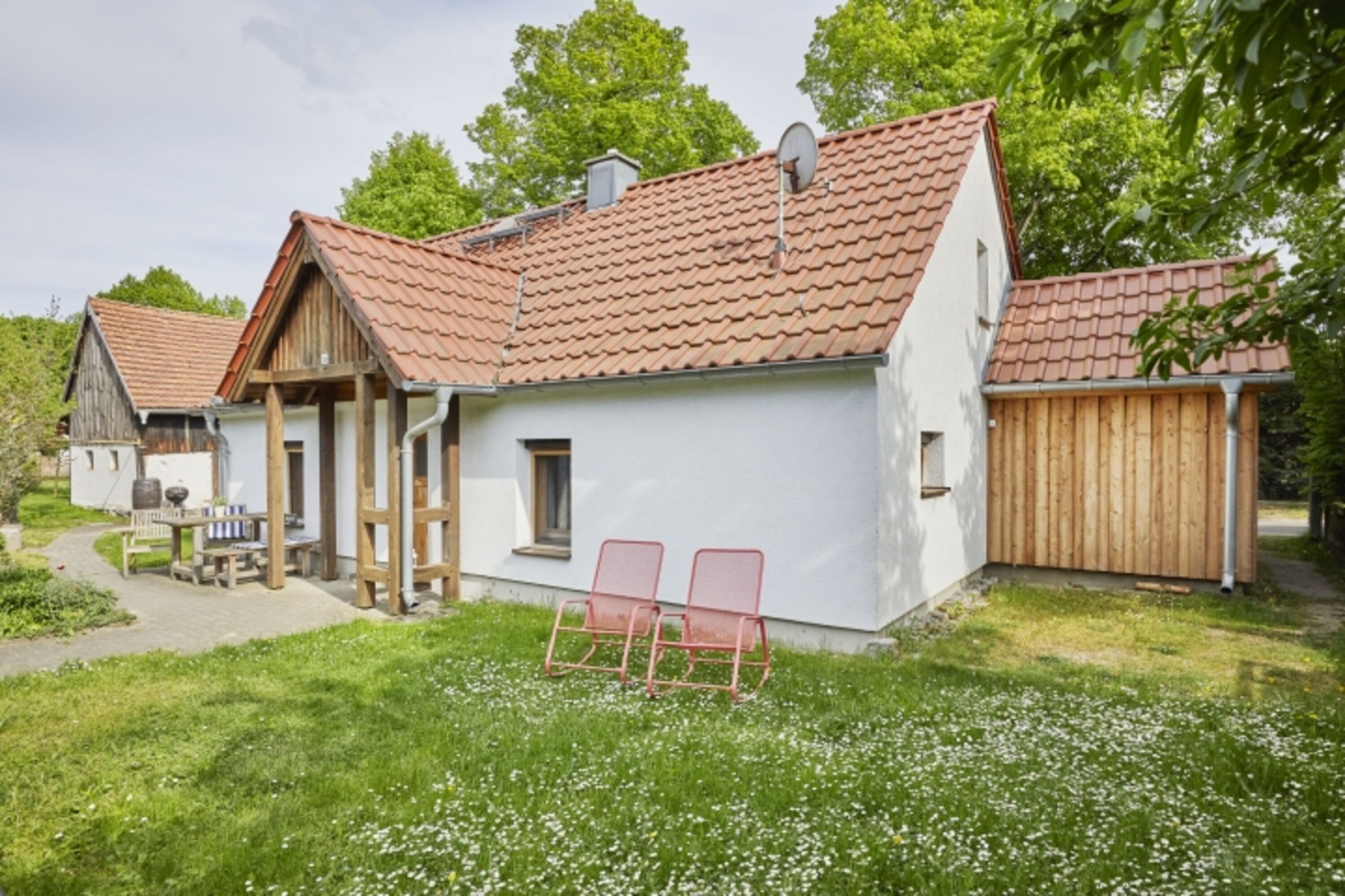 Ferienhaus Garten