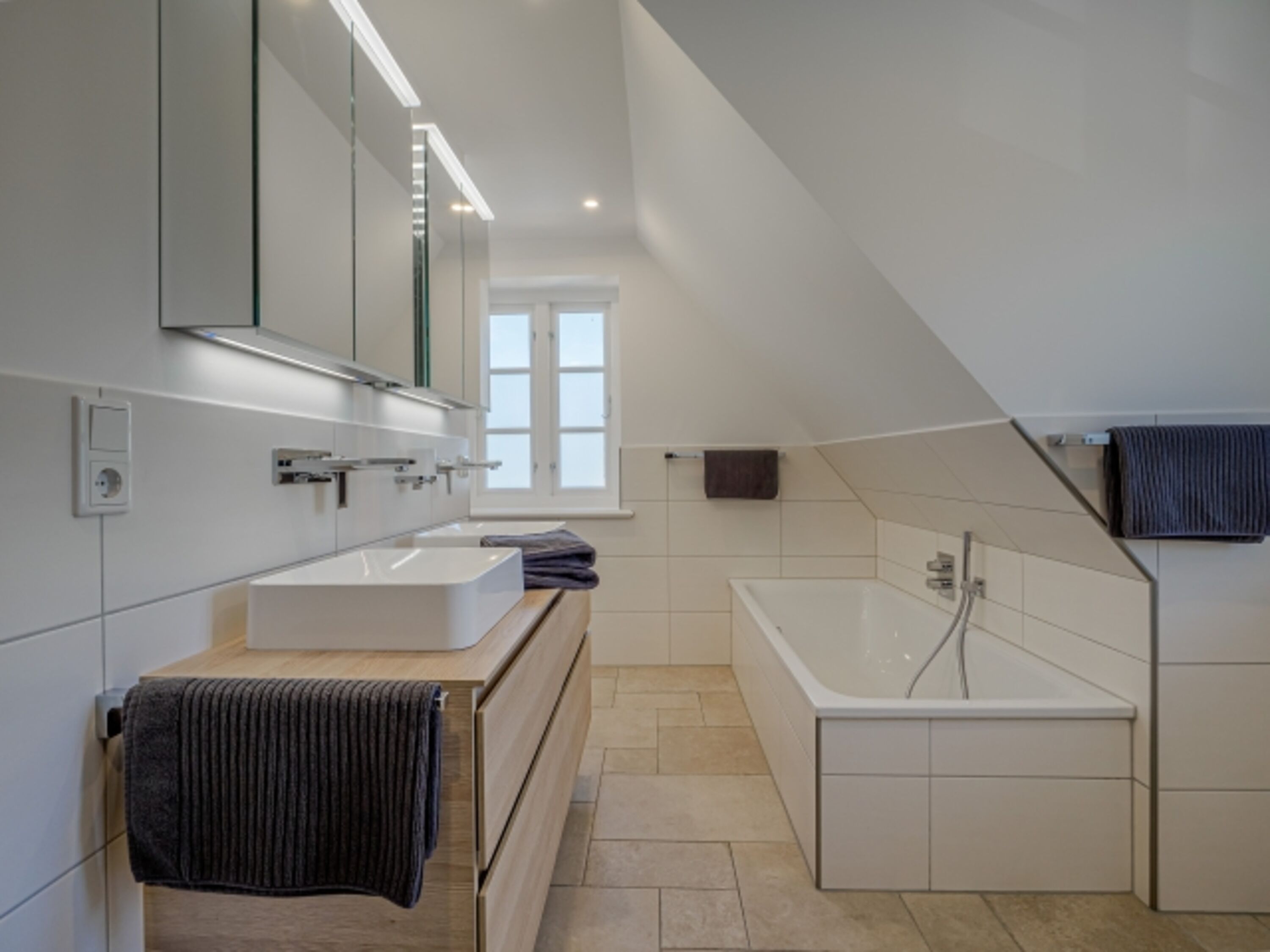 Bad en Suite der Schlafzimmer OG