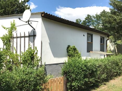 Blick auf den Bungalow