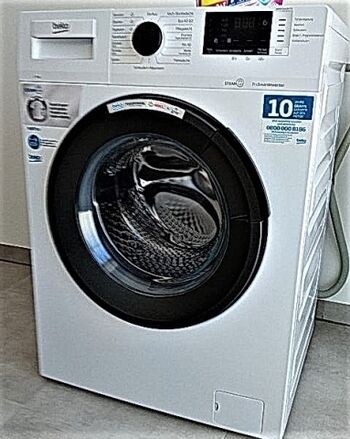 Waschmaschine im Abstellraum