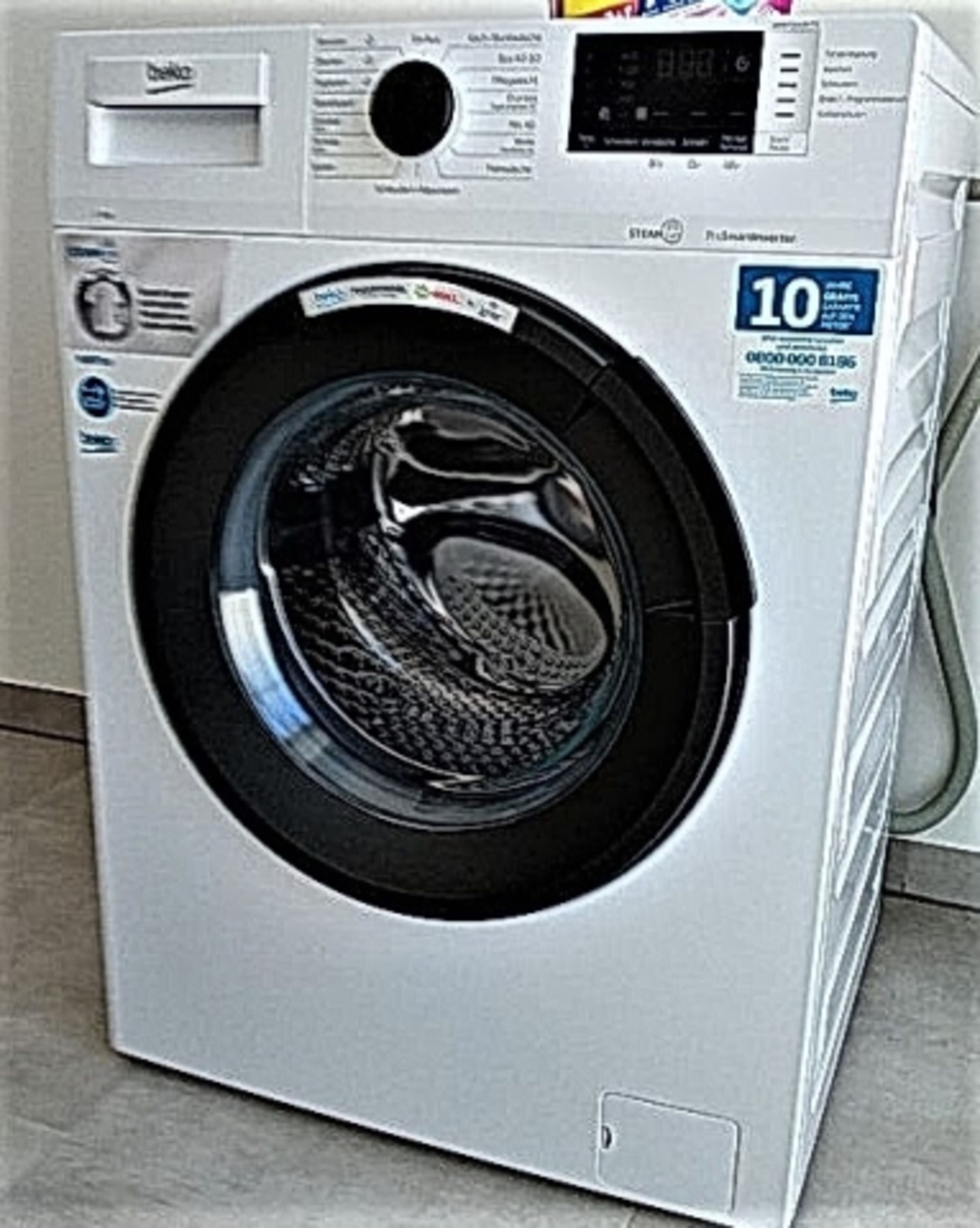 Waschmaschine im Abstellraum