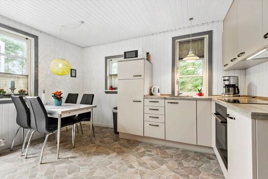 Kombinierte Küche und Wohnzimmer