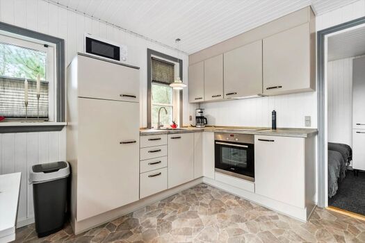 Kombinierte Küche und Wohnzimmer