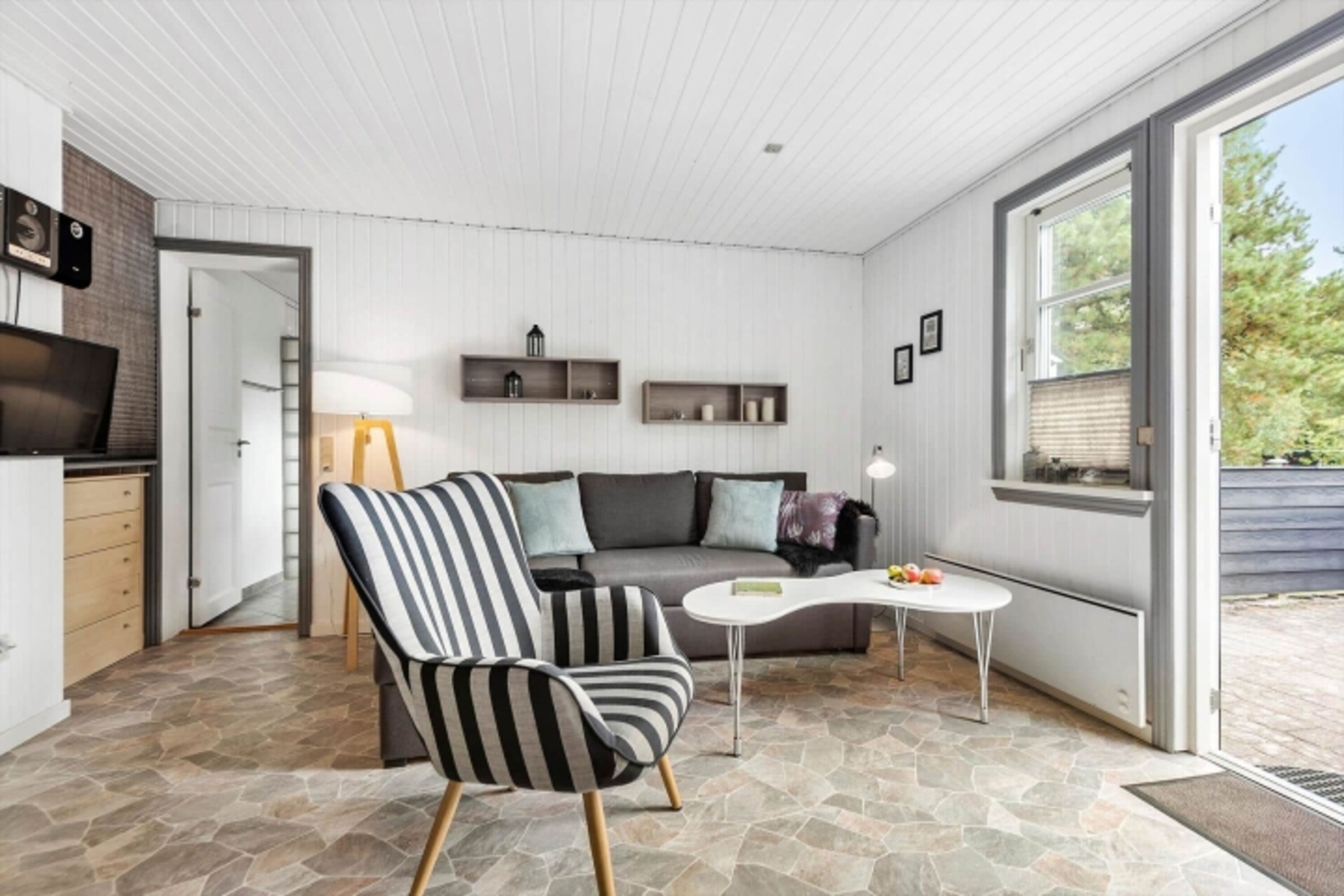 Kombinierte Küche und Wohnzimmer