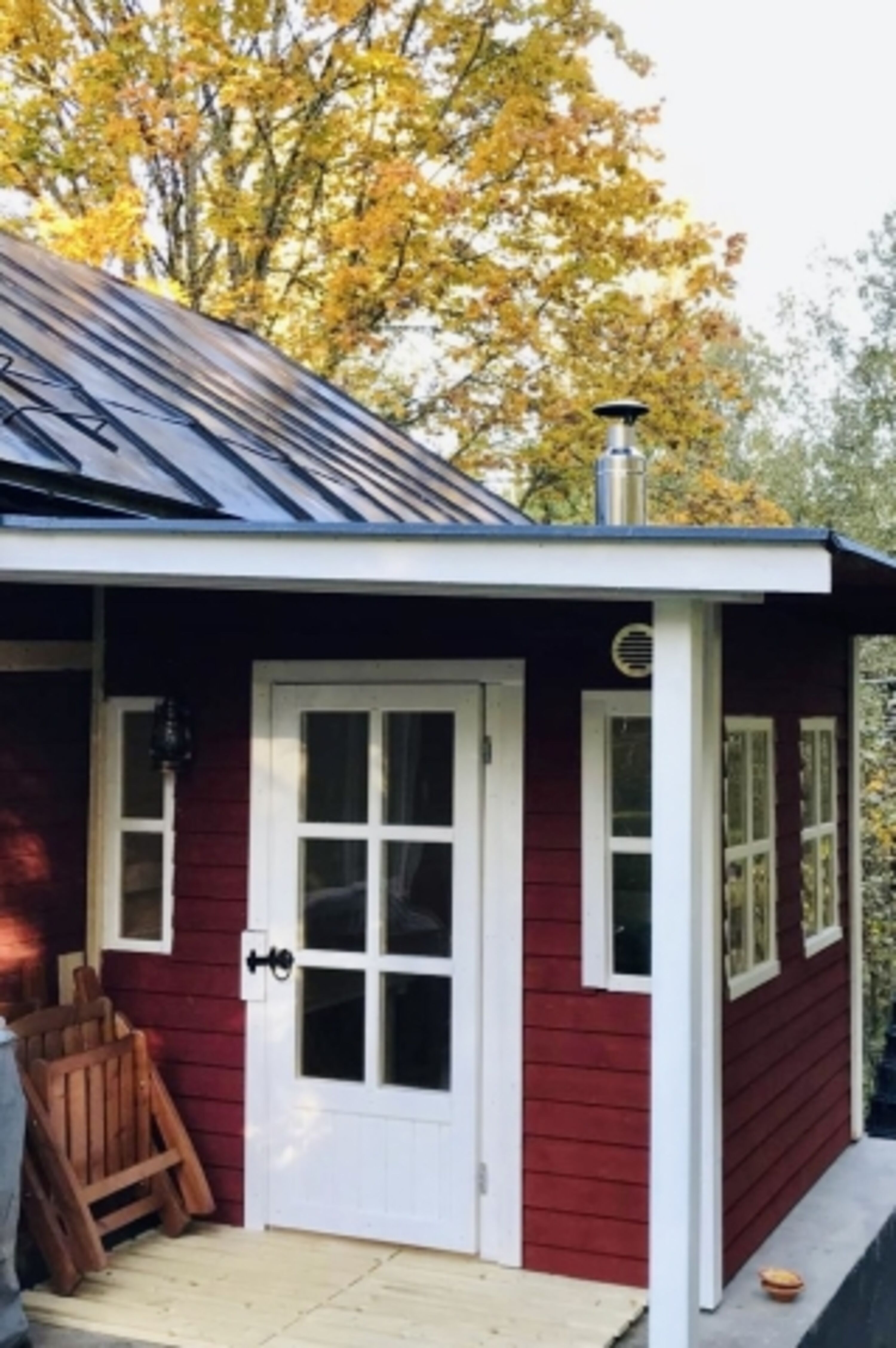 Holzsauna