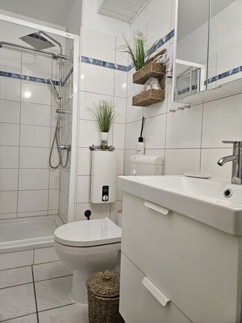 Das Duschbad mit Regendusche