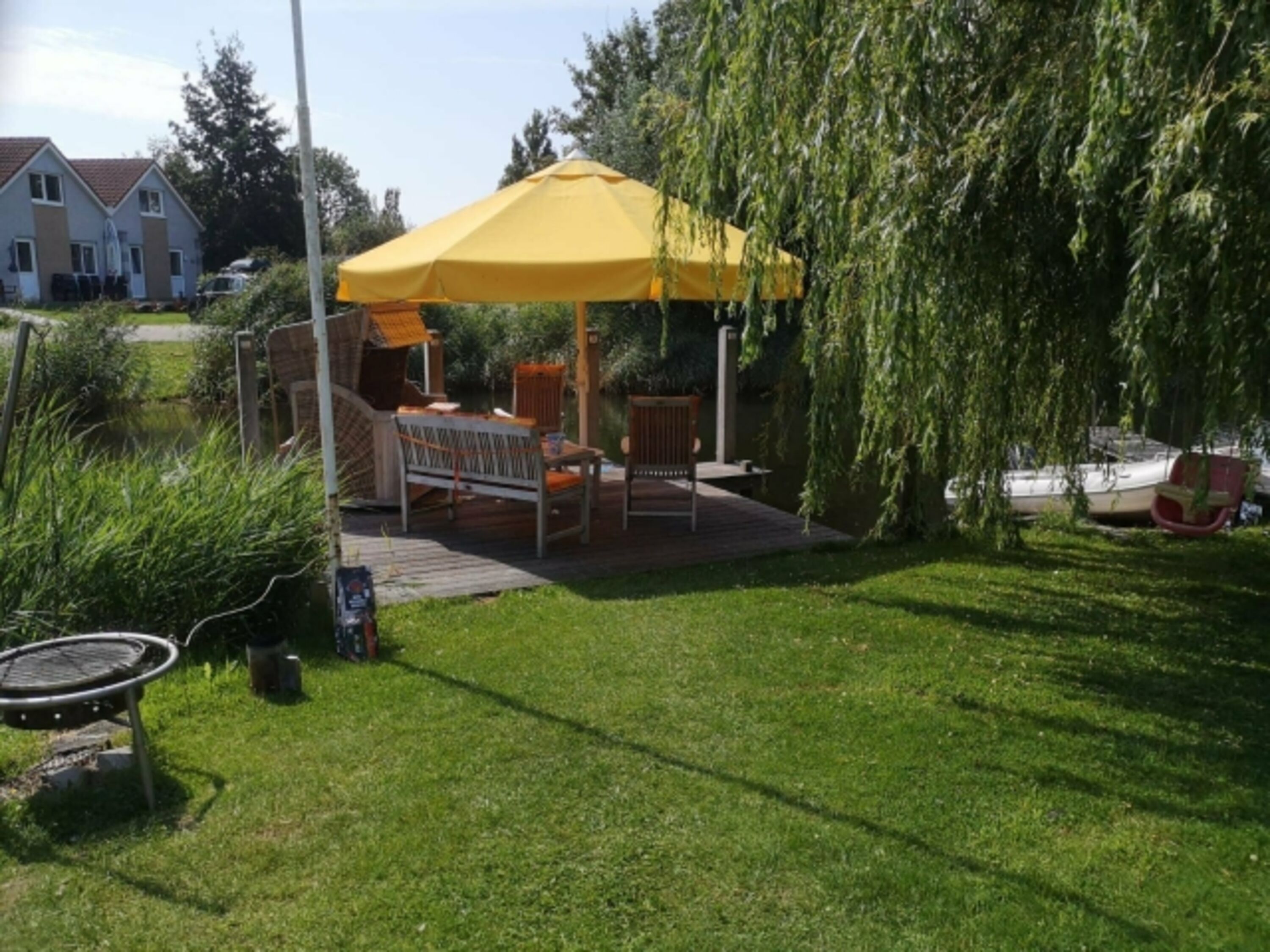 Blick Terrasse Steg