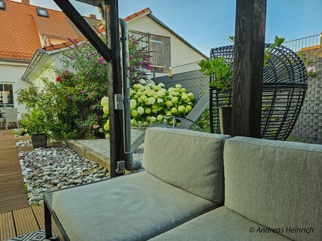 Ferienhaus Rosengarten  mit eingezäuntem eigenen Garten