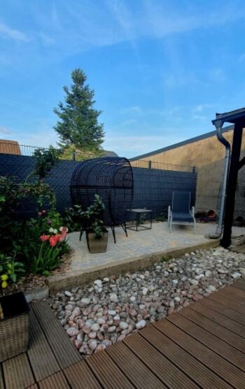 Terrasse mit vielen Relaxmöglichkeiten