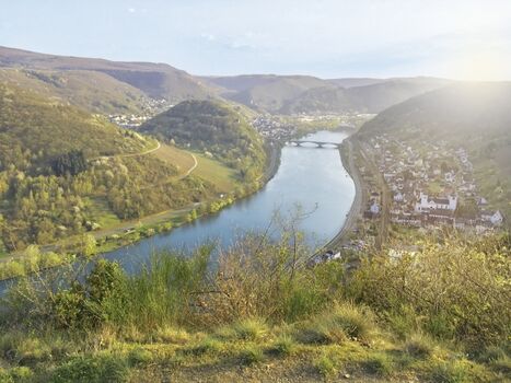 Treis-Karden von oben