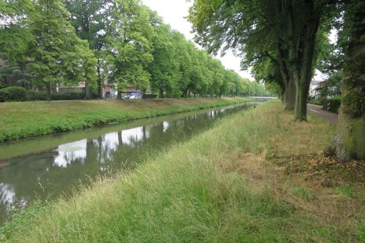 Angeln an einem der vielen Kanäle