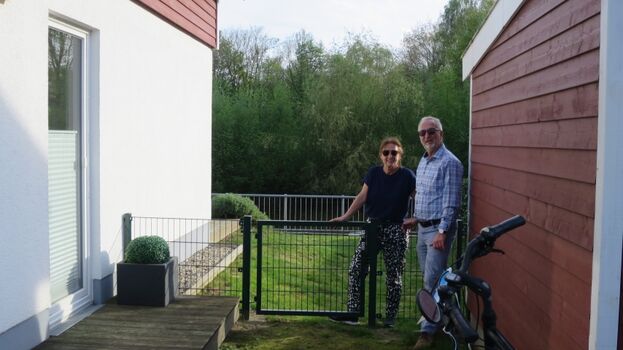 Grundstück vollständig umfriedet