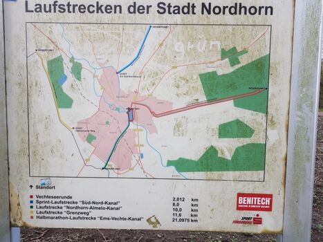 Laufstrecken nahe am Ferienhaus