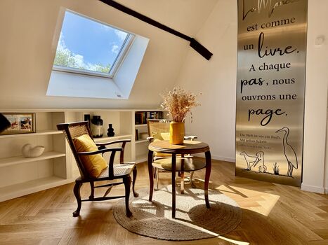 Leseecke im oberen Schlafzimmer