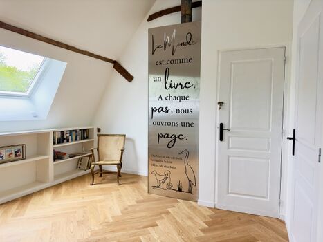 Leseecke im OG von La Benoiterie