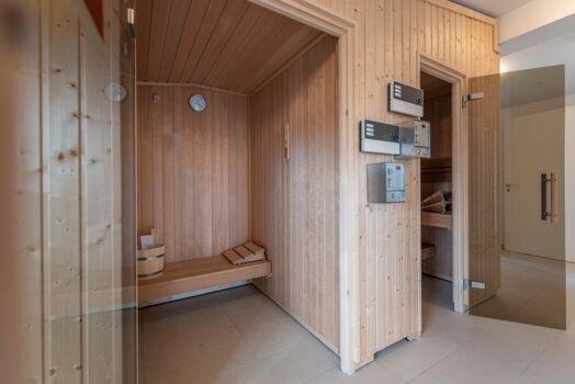 Sauna im Gemeinschaftsbereich