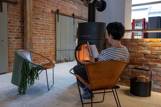 Gemütliche Stunden am Feuer